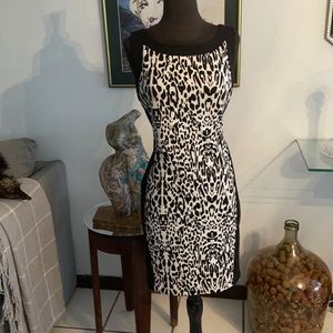 Animal Print Cocktail Dress.